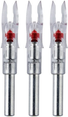 Nockturnal Red X-Series Lighted Arrow Nocks 3-Pack Waterproof
