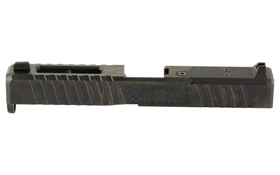 Noveske Glock 17 Gen 5 Direct Mount Slide, DLC Finish, Black, Optics Ready, Noveske End Plate and Cover Plate with Rear Sight