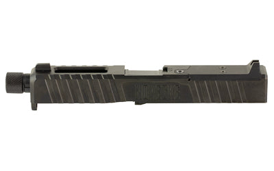 Noveske DM Slide Assembly, Glock 19 Gen 3, 1/2x28 Threaded Barrel, Black DLC, Optics Ready