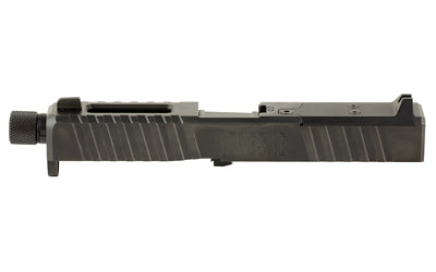 Noveske DM Slide Assembly, Glock 19 Gen 5, 1/2x28 Threaded Barrel, Black DLC, Optics Ready