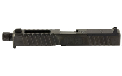 Noveske DM Slide Assembly, Glock 17 Gen 3, 1/2x28 Threaded Barrel, Black DLC, Optics Ready