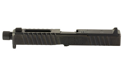 Noveske DM Slide Assembly, Glock 17 Gen 5, 1/2x28 Threaded Barrel, Black DLC, Optics Ready