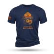 Nine Line 2A Bear Navy Triblend T-Shirt L