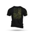 Nine Line American Camo Short Sleeve Shirt Black Triblend L