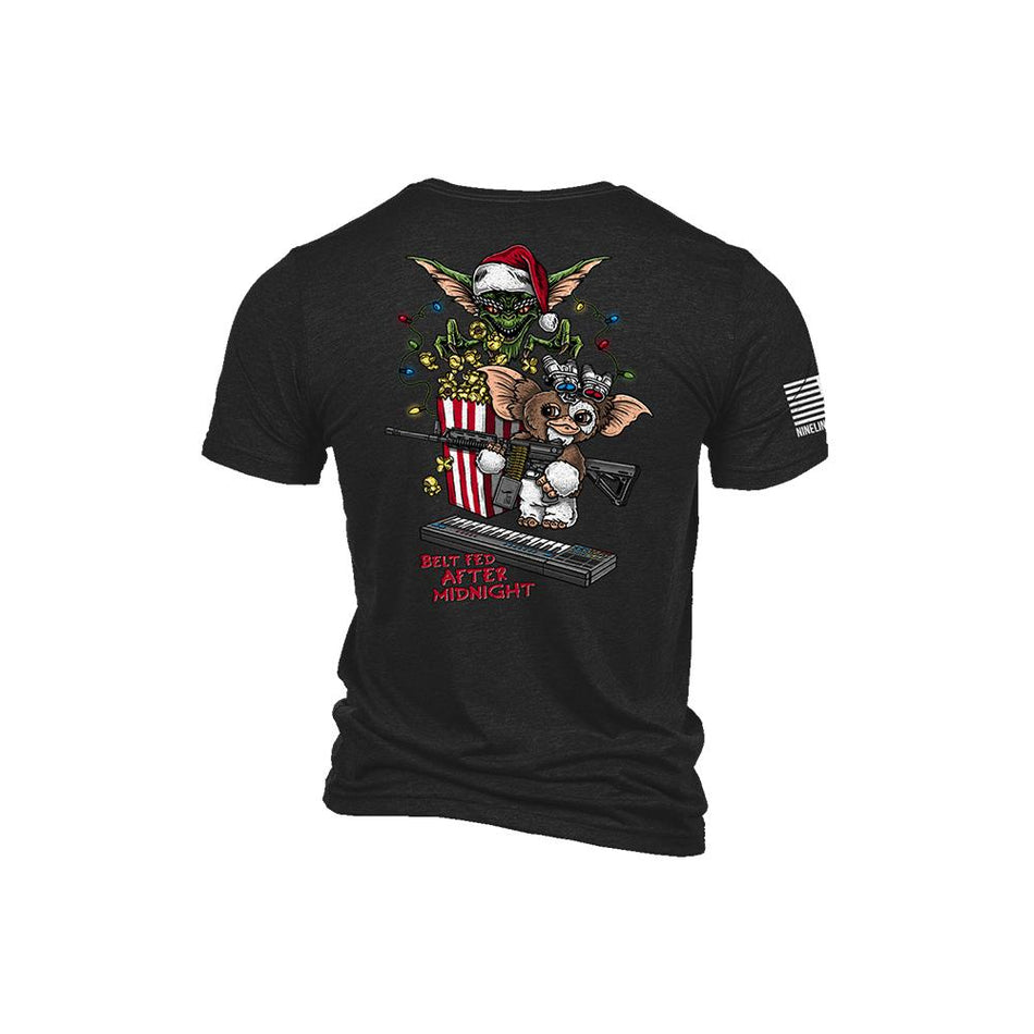 Nine Line Apparel Belt Fed Triblend Short Sleeve Tee Black Small