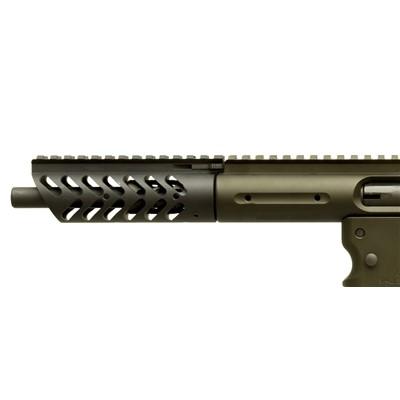 TNW ASR Skeleton Handguard - Black - Front Barrel Nut Attachment with 5" Top Picatinny Rail