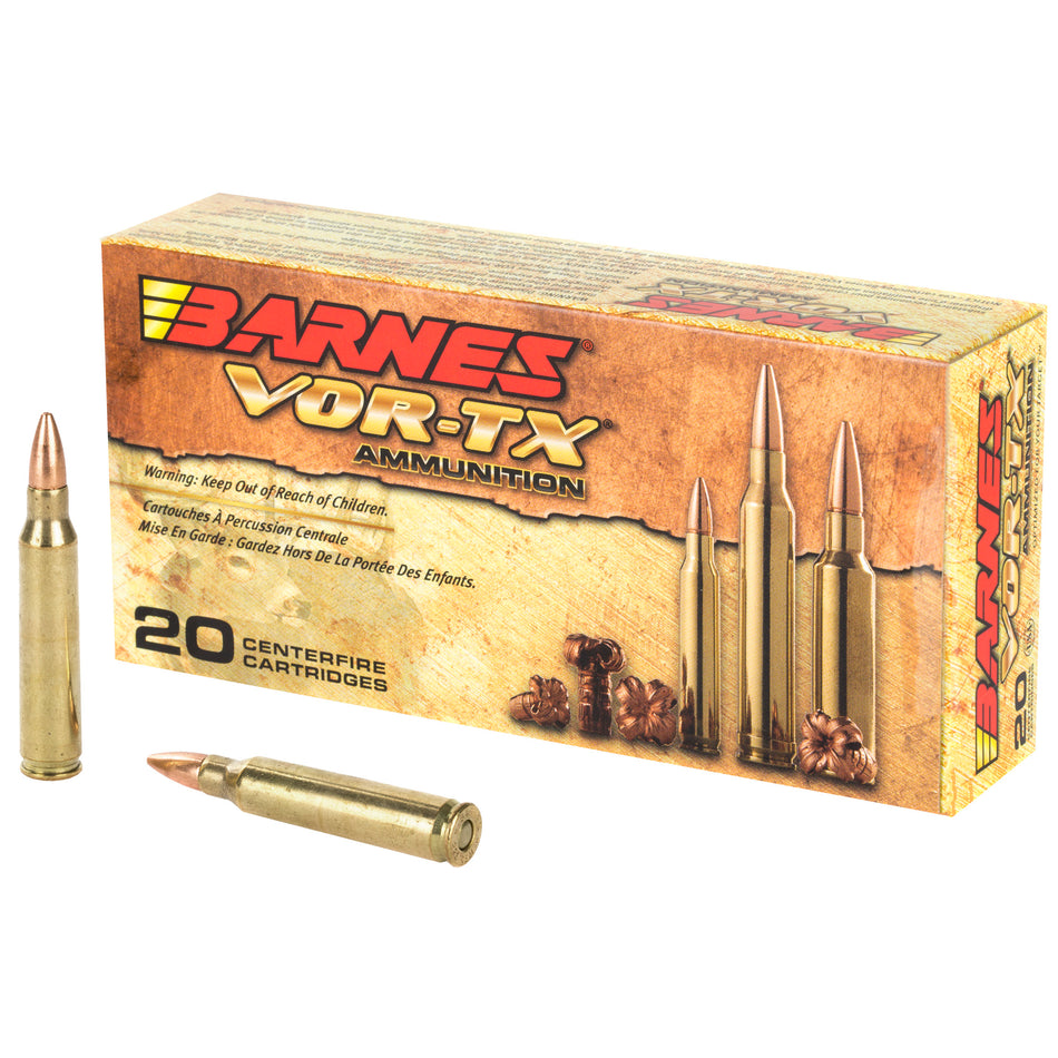 Barnes VOR-TX Rifle Ammo 223 Rem. 55 gr. TSX FB 20 rd.