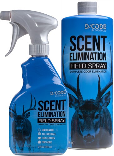 D-Code Scent Eliminating Spray with 32 fl oz Refill 12 fl oz Bottle