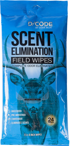 D-Code Field Wipes 24-Count Scent Elimination Pack