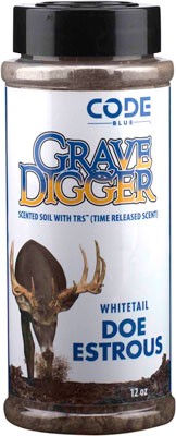 Code Blue 12 oz. Grave Digger Scrape Soil Doe Estrous Deer Lure