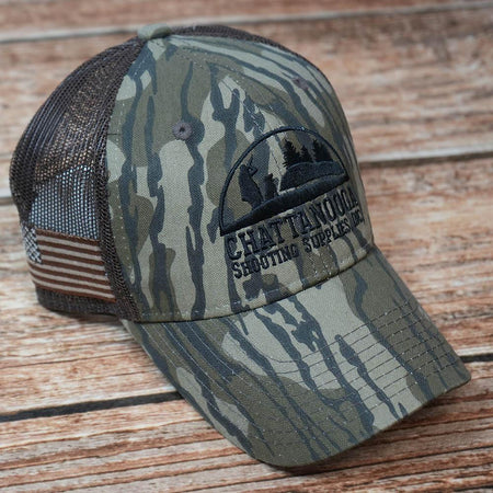 Outdoor Cap Mossy Oak Original Bottomland CSSI Logo Brown Mesh Hat