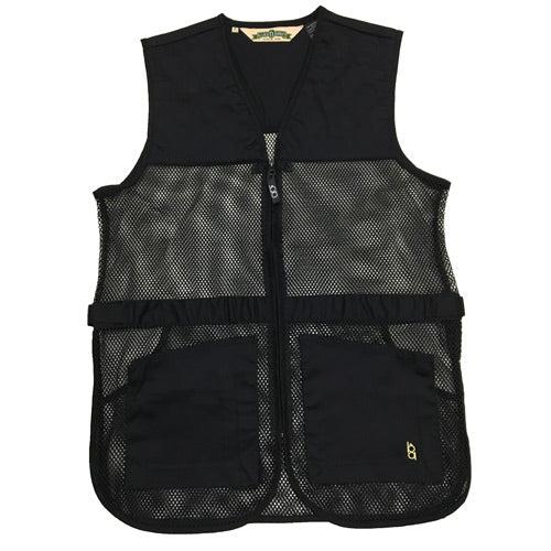 Bob Allen Dual Pad Full Mesh Shooting Vest - Large Black