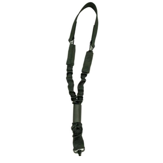 Max Ops Black Single Point Bungee Sling with QD Push Button Connector