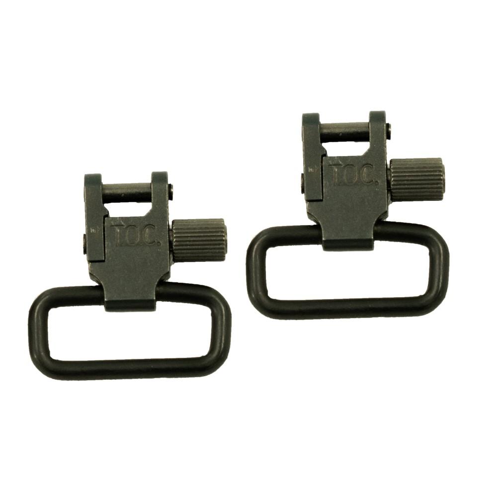 Outdoor Connection Raptor Locking 1" Sling Swivels - Black Oxide Finish