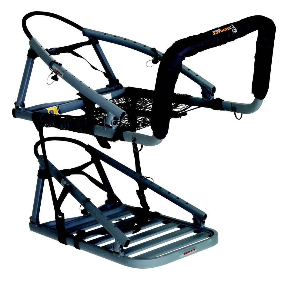 Ol'Man AlumaLite CTS Climbing Stand with Oval Tubing and Net Seat