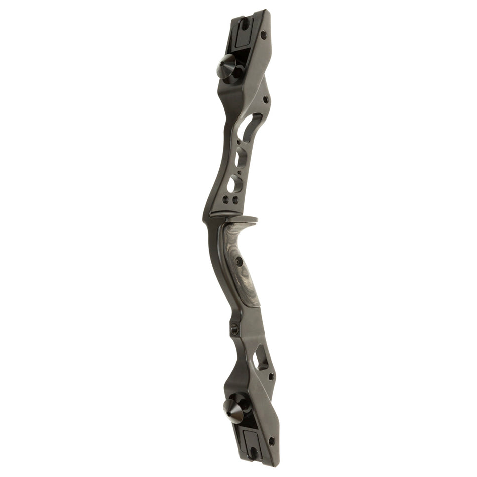 October Mountain Night Ridge Black ILF Aluminum Recurve Riser 60 in. RH