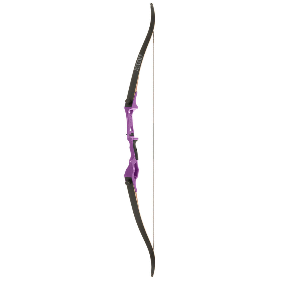 October Mountain Ascent Recurve Purple 58-inch 45 lb. Right-Hand Bow