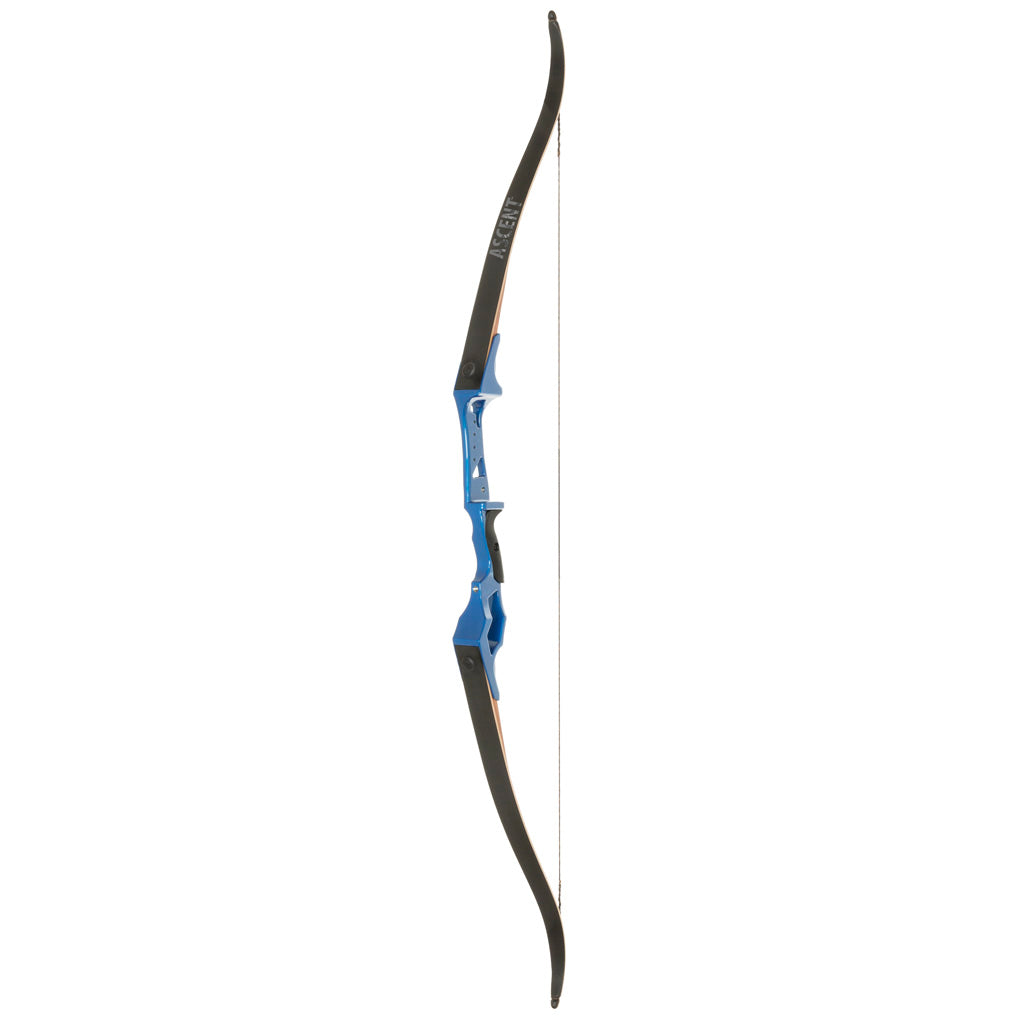 October Mountain Ascent 58 in. 20 lbs. RH Recurve Bow Blue
