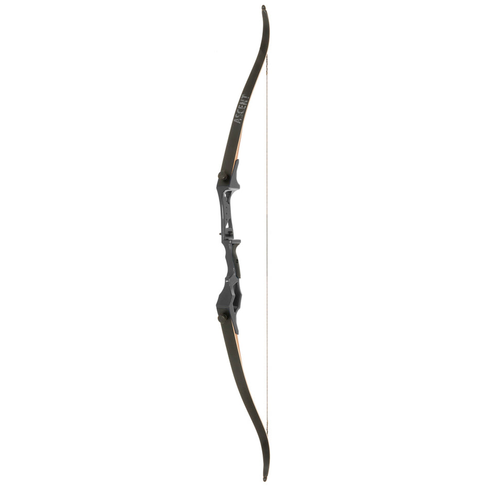 October Mountain Ascent 58 in. 20 lb Right Hand Black Take-Down Recurve