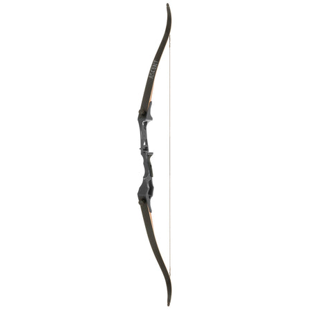October Mountain Ascent 58 in. 25 lb. RH Black Recurve Bow