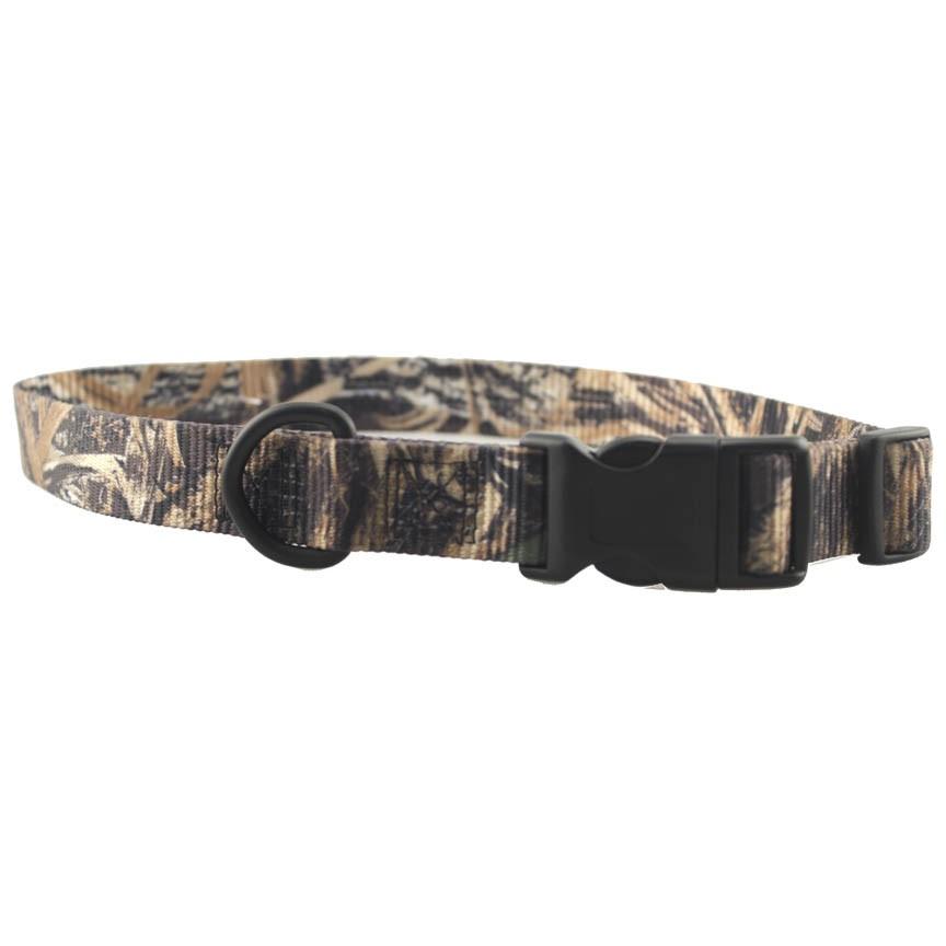 Omnipet Kwik Klip 2-Ply Nylon Dog Collar 1" 18-26" Realtree Max-5