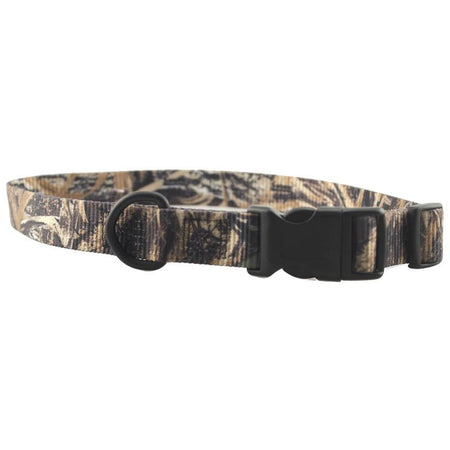 Omnipet Kwik Klip 2-Ply Nylon Dog Collar 1" 18-26" Realtree Max-5