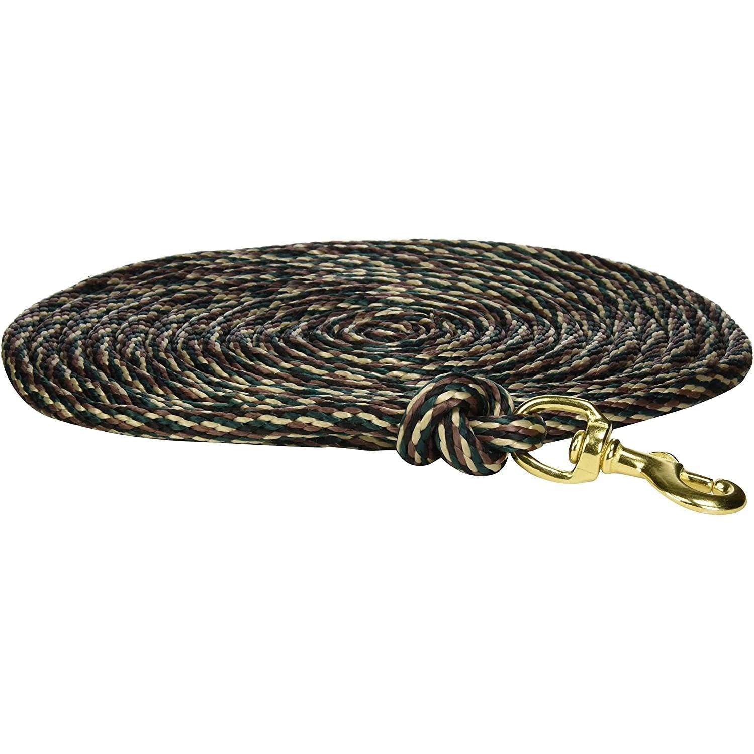 Omnipet Camo 20 Foot Check Cord with Brass Snap