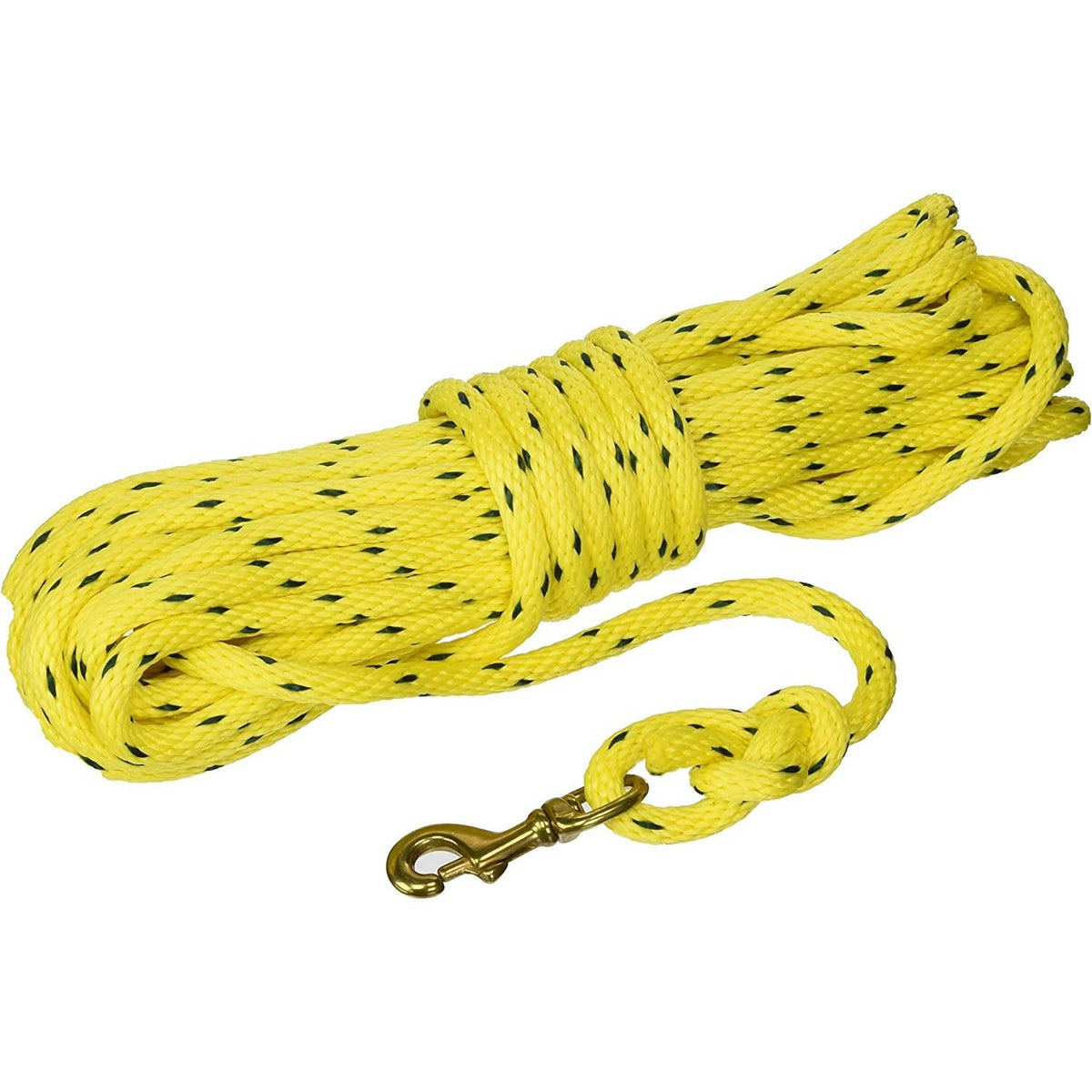 Omnipet 40ft Check Cord Dog Training Lead - Yellow Solid Core