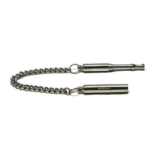 Omnipet Acme Silent Adjustable Dog Whistle Stainless Steel with Cap and Chain