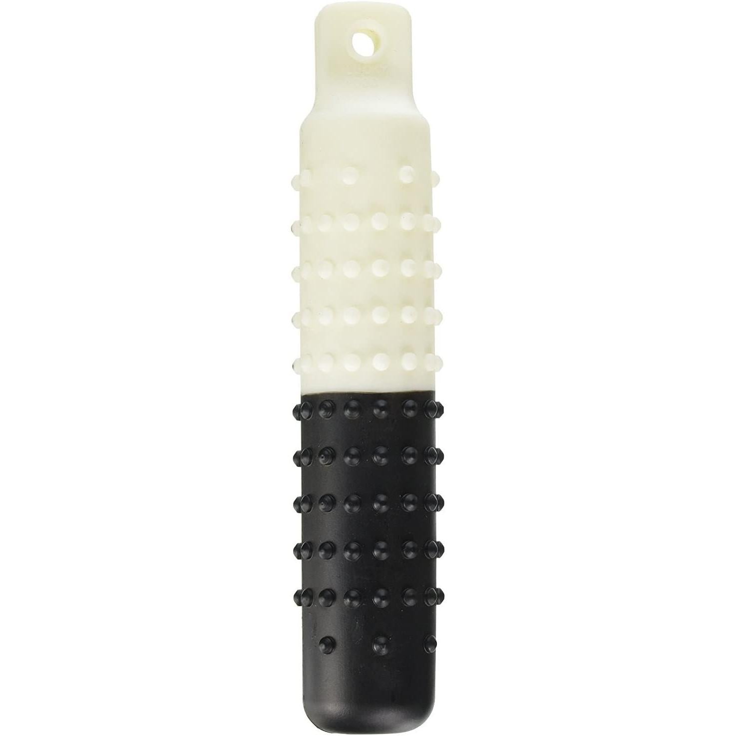 Omnipet Knobby Training Retrieval Dummy Regular Size 2" x 12" Black White