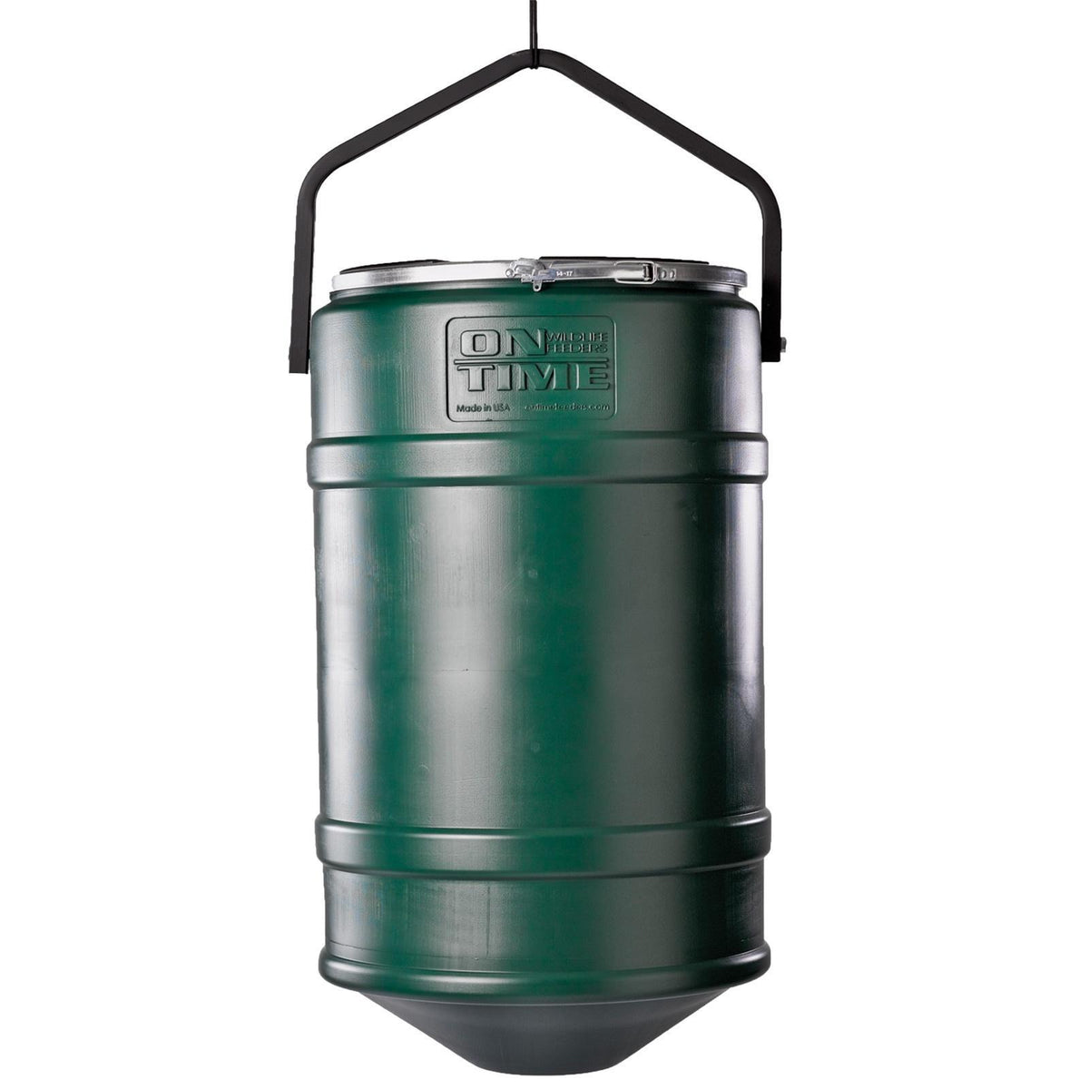 On Time 200 lb Capacity Feeder Barrel with Hanger Timer Not Included