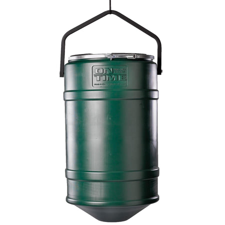 On Time 200 lb Capacity Feeder Barrel with Hanger Timer Not Included