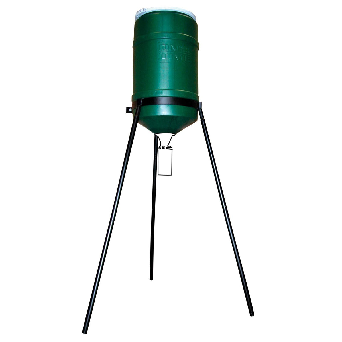 On Time Tomahawk Ultra Hunt Tripod Feeder 30 Gallon with Daylight Activation