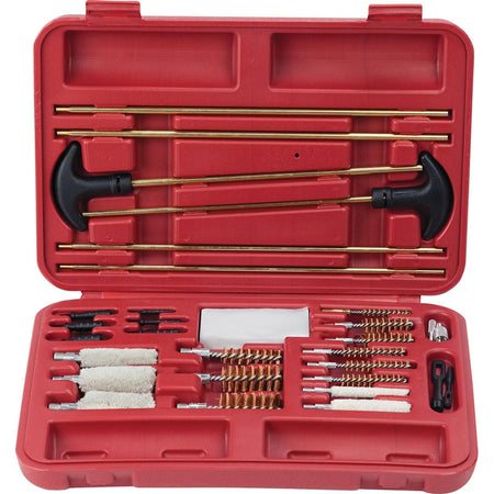 Outers 32 Piece Universal Firearm Cleaning Kit with Hard Plastic Case