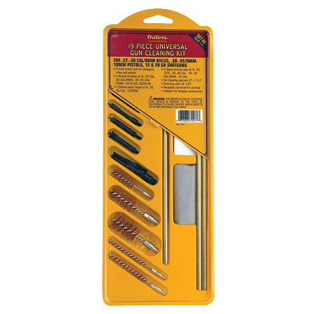 Outers Universal Gun Cleaning Kit 19 Piece Set