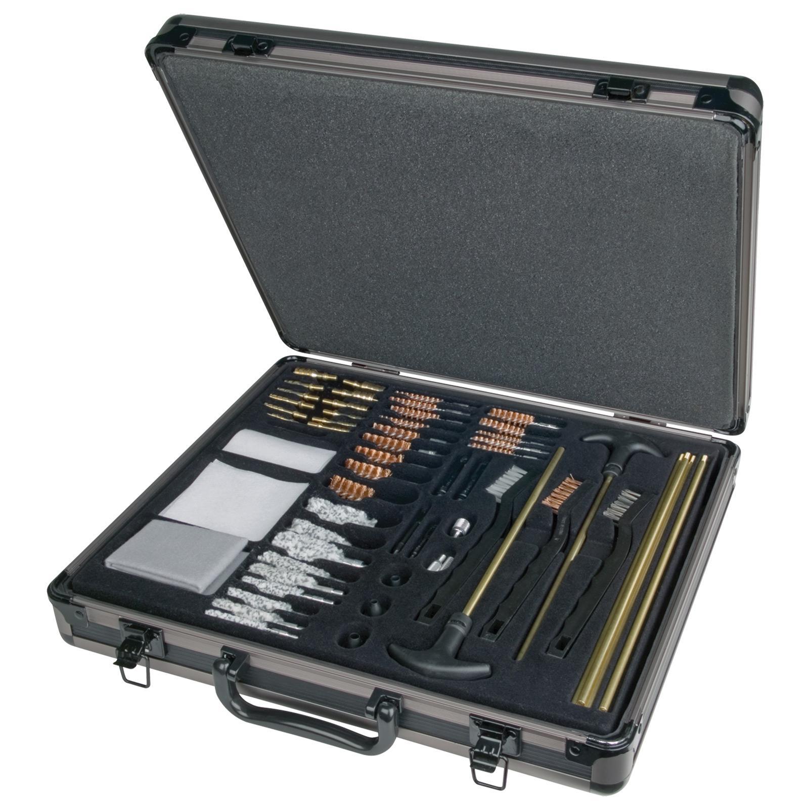 Outers 62 Piece Gun Cleaning Care Kit Aluminum Case