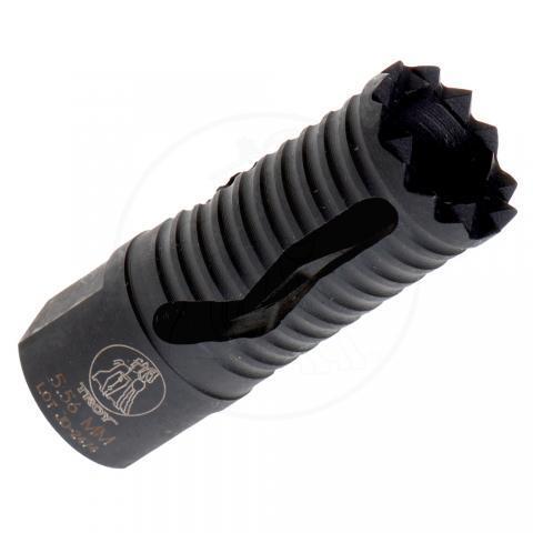 Troy Industries Medieval Flash Suppressor 5.56mm 1/2x28 Black Ordnance Steel