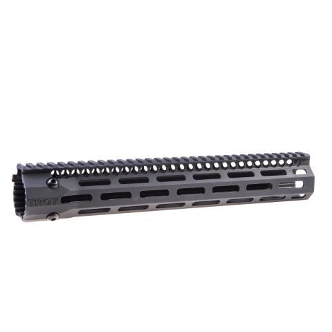 Troy Special Ops BattleRail 12.5" M-LOK Competition Low Profile Handguard BLK