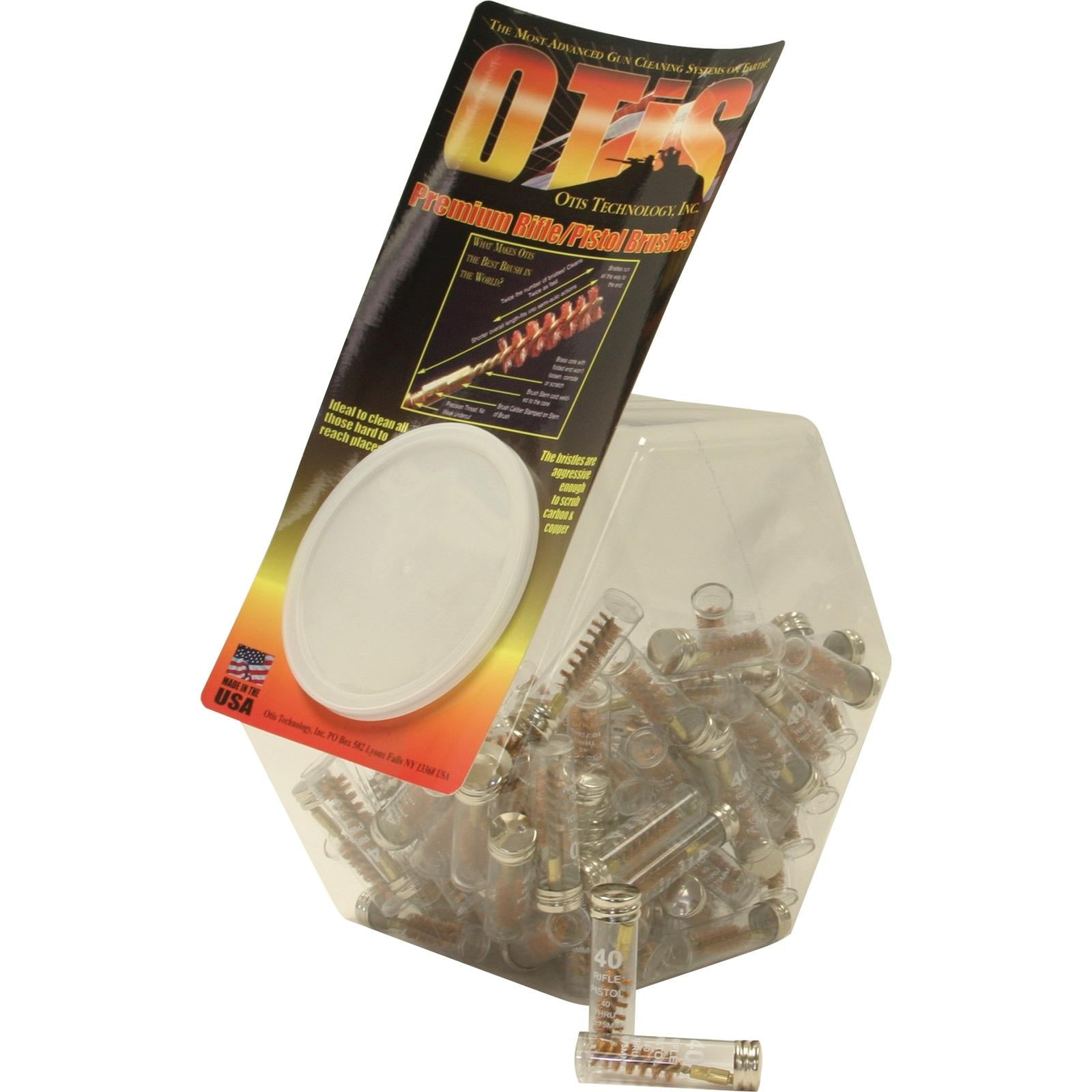 Otis .40 Cal Pistol and Rifle Brush Canister 100-Pack