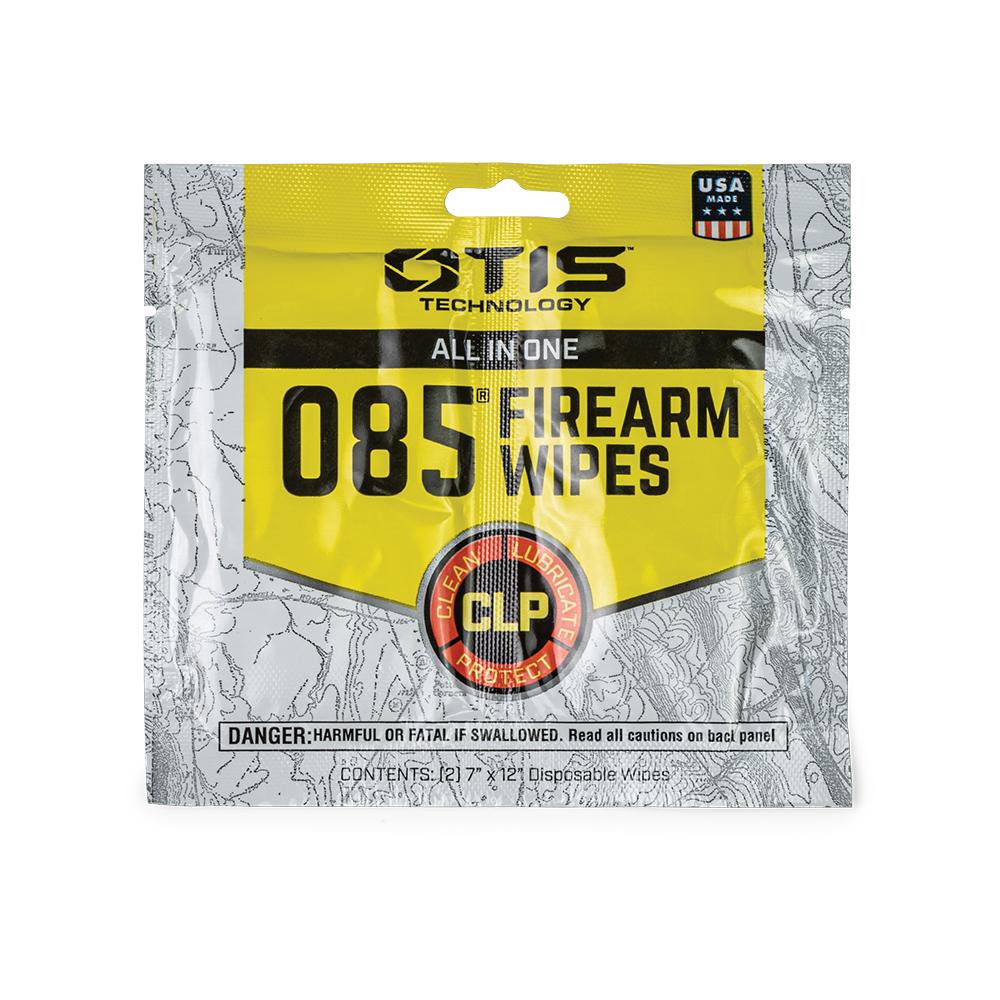 Otis O85 CLP Wipes Firearm Cleaner and Protector 2 pk