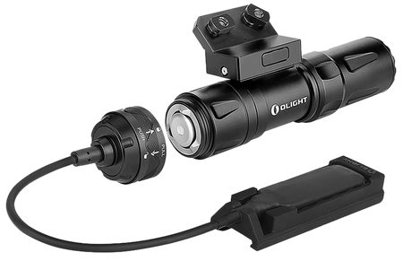 Olight Odin Mini Black 1250 Lumen Weapon-Mounted Flashlight with Magnetic Remote Switch