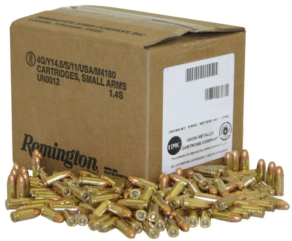 Remington UMC Bulk 9mm Luger / Parabellum 115 grain Full Metal Jacket ammunition