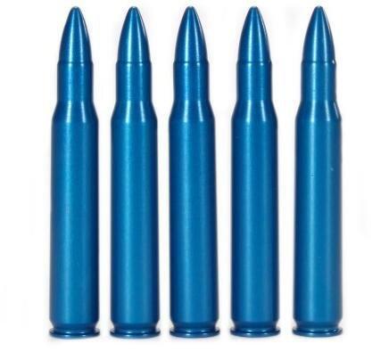 A-Zoom Blue .30-06 Aluminum Dummy Training Snap Caps 5/pk