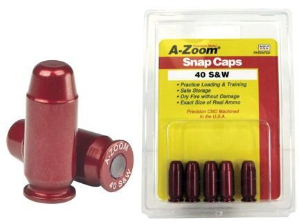 A-Zoom .40 S&W Solid Aluminum Snap Caps 5/ct