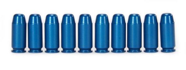 A-Zoom Precision Aluminum Snap Caps .40 S&W Blue 10pk for Dry Fire Training