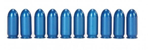 A-Zoom CNC Aluminum Snap Caps .45 ACP Blue Pack of 10