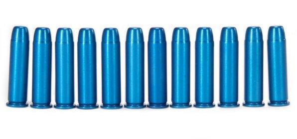 A-Zoom Blue .357 Mag CNC Aluminum Snap Caps Pack of 12