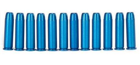 A-Zoom Blue .357 Mag CNC Aluminum Snap Caps Pack of 12