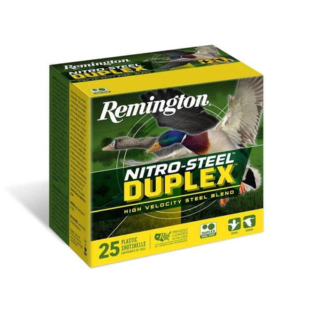 Remington Nitro-Steel Duplex Shotshells 20ga 3" 1oz 1425 fps #2,4 25/ct