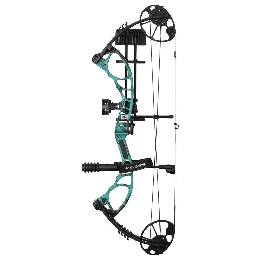 Diamond Archery Edge XT Adjustable Compound Bow RH Teal Roots